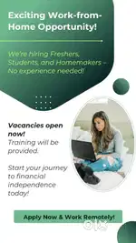 Work from home opportunity