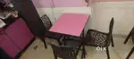 Cafe table and chair