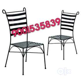 New rod iron chair with powder coated paint cafe chair restaurant chair