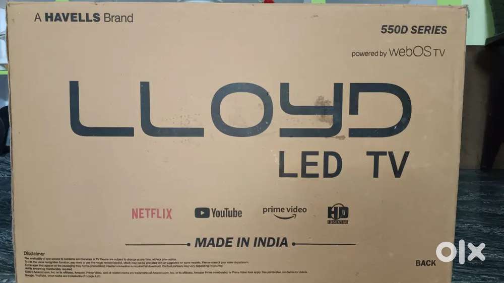 Lloyd LED T V 2022 model, Its working good,better quality