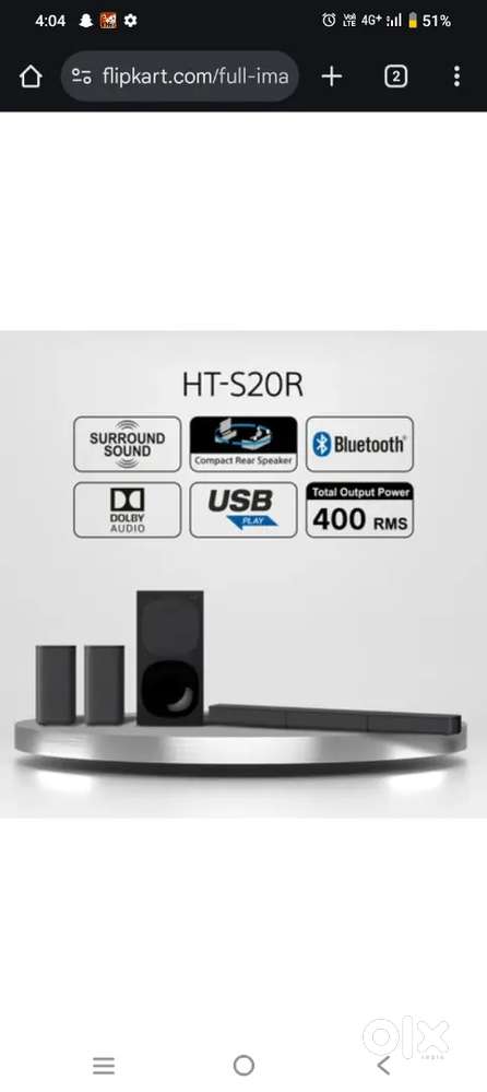 Sony ht-S20R 5.1 soundbar