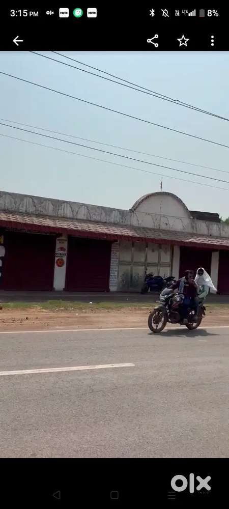 Highway touching House and marketcomples