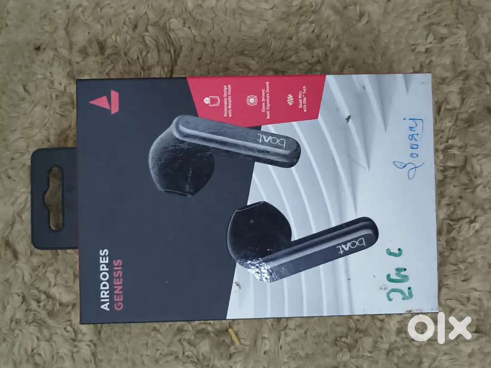 Boat airdopes genisis ( black ) earpiece only