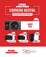 SONY CAMERAS FOR RENT