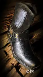 leather boots, wallet, bags