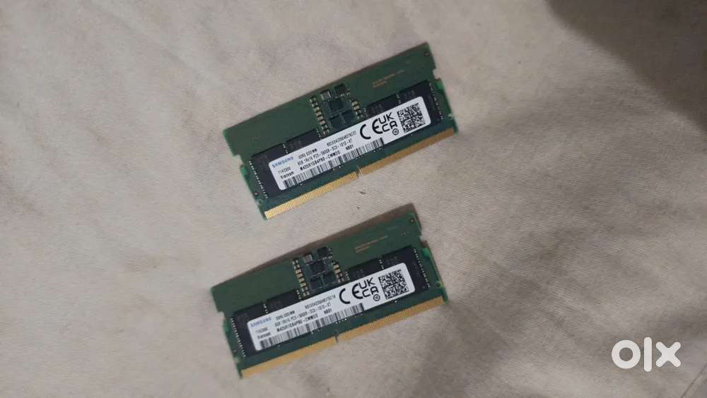 Samsung laptop RAM  ddr5, 2 x 8gb