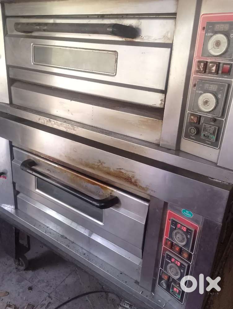 Gas 2 Deck Oven Running Condition for sell