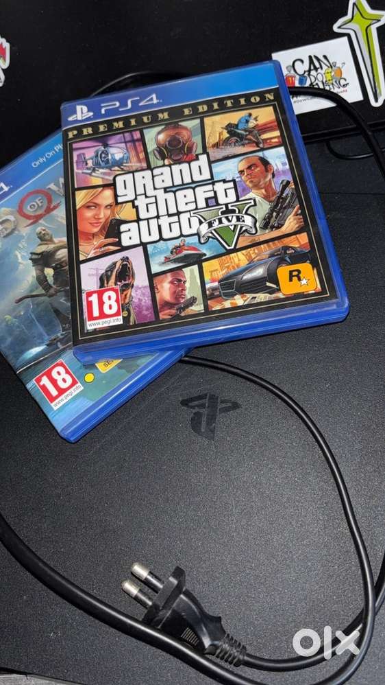 Ps4 Slim with Gta 5 and God of War (NO CONTROLLER)