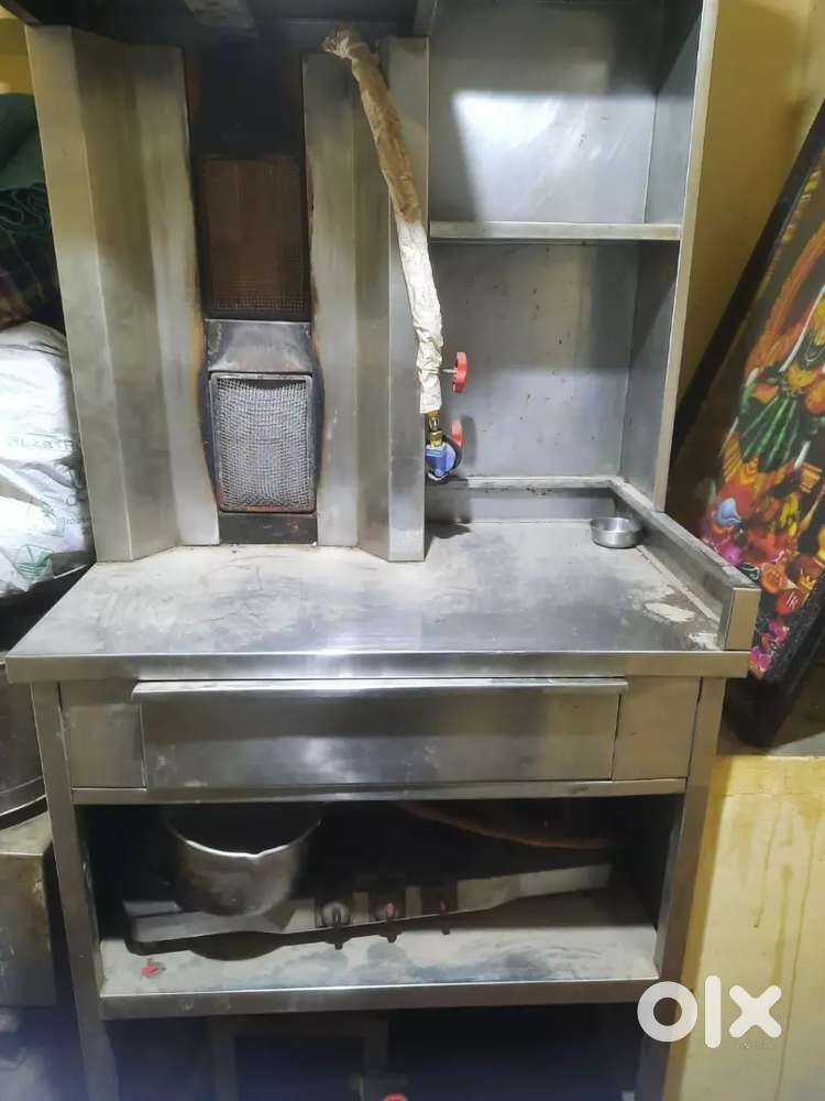 Shawarma machine Grill Machine & chimney 3 hp motor pipe length 50feet