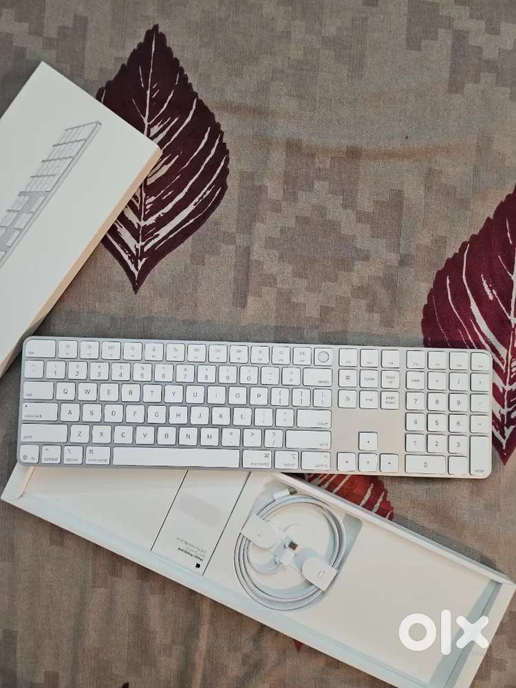 Magic Keyboard with Touch ID and Numeric Keypad for Mac.