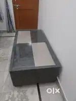 Leather center table