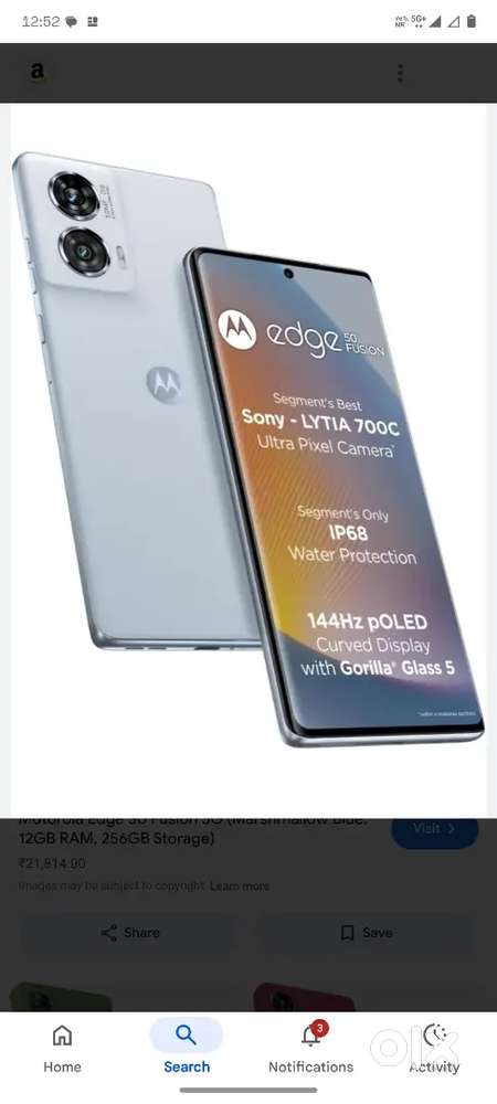 Motorola Edge 50 Fusion – Excellent Condition  8GB RAM  128GB