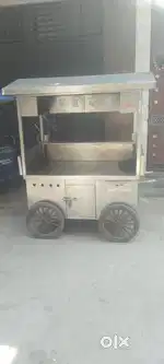 FULLY STEEL BODY FOOD CART