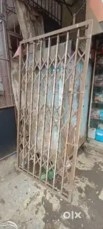 Steel collapsible door for Main Door 4feet ×6.5 feet for sale