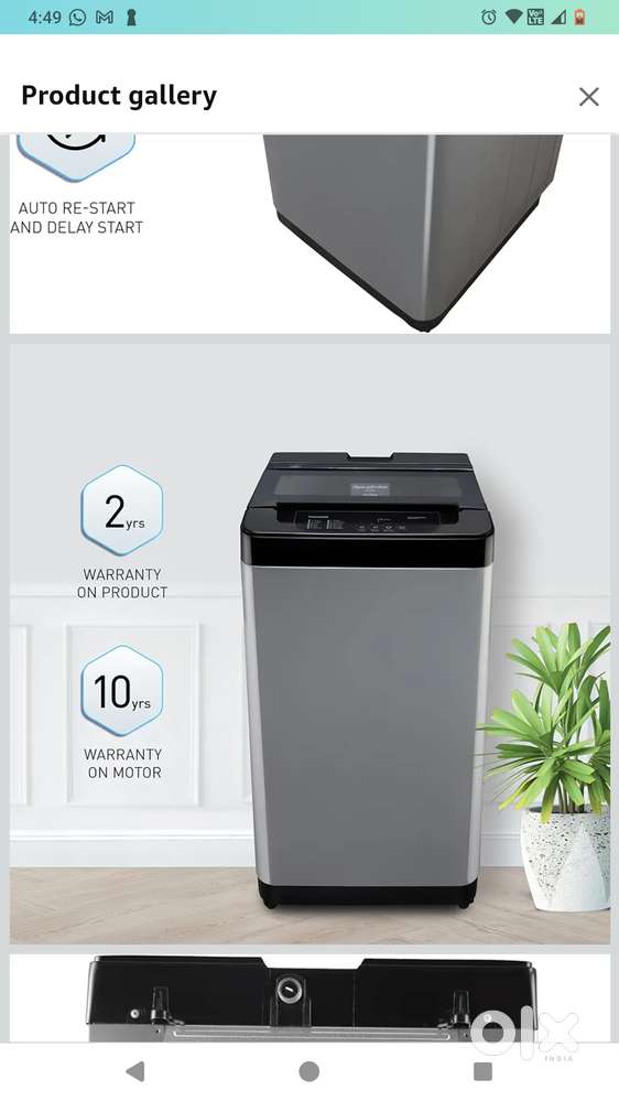 Panasonic 7 Kg 5 Star Fully-Automatic Top Load Washig Machine