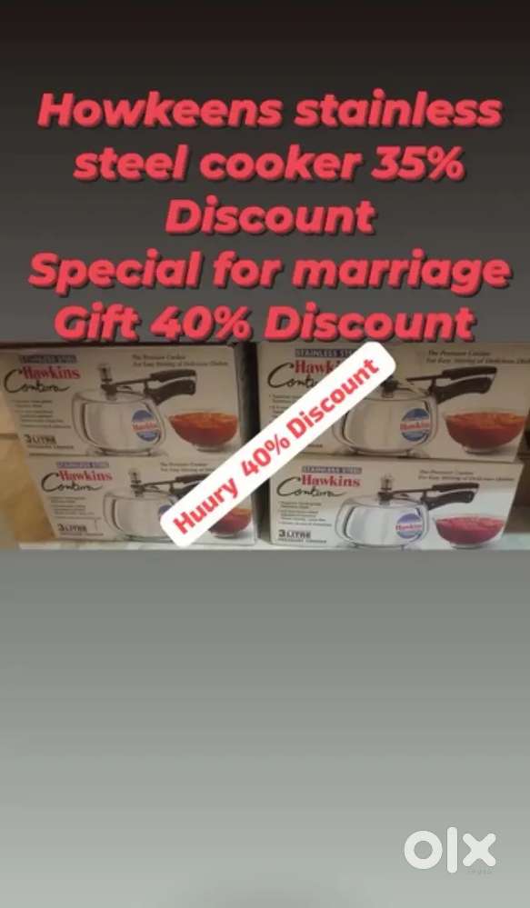 40% off Howkeens cooker stainless steel