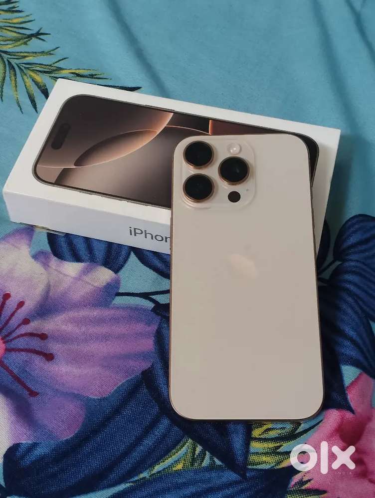 iPhone 16 pro(Desert Titanium) 128gb only Box open 25 Days old