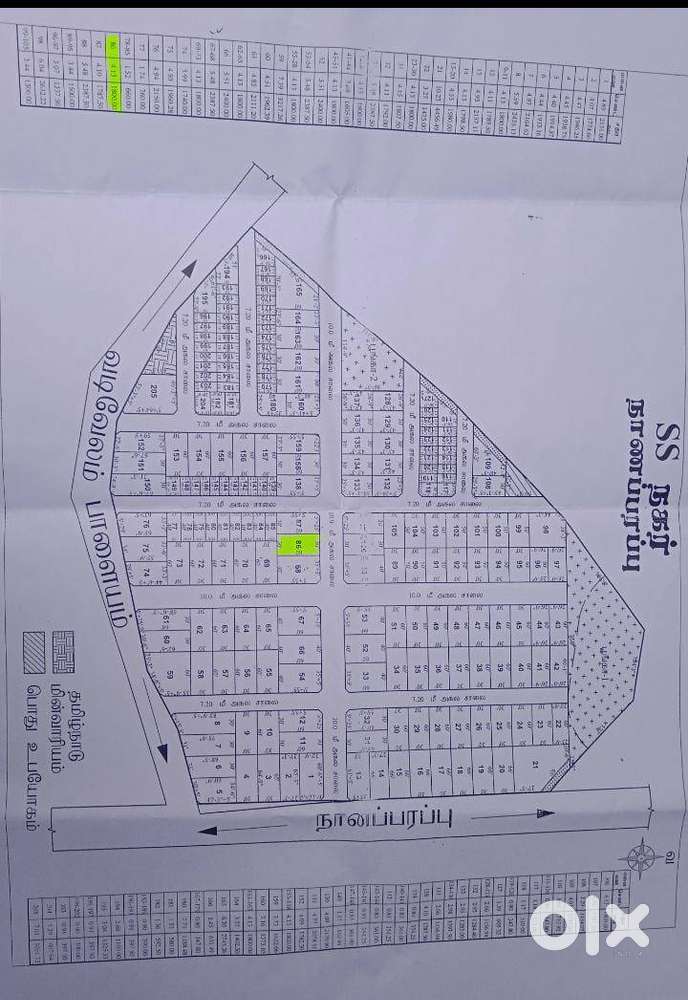 My plot sale SS Garden Salem -karur Main Road