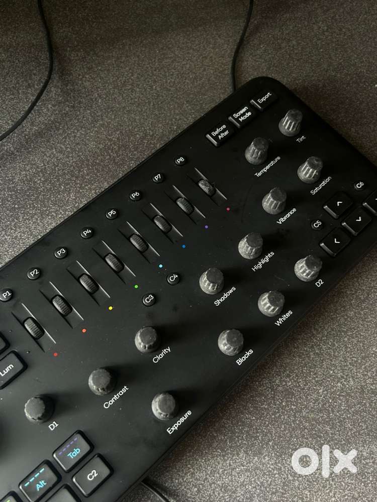Loupdeck for photo editing