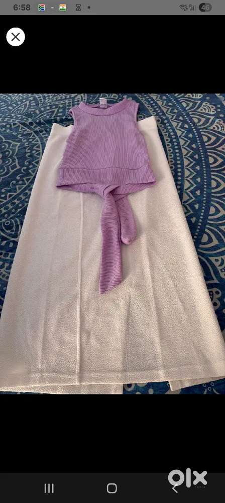 Elegant skirt and top set