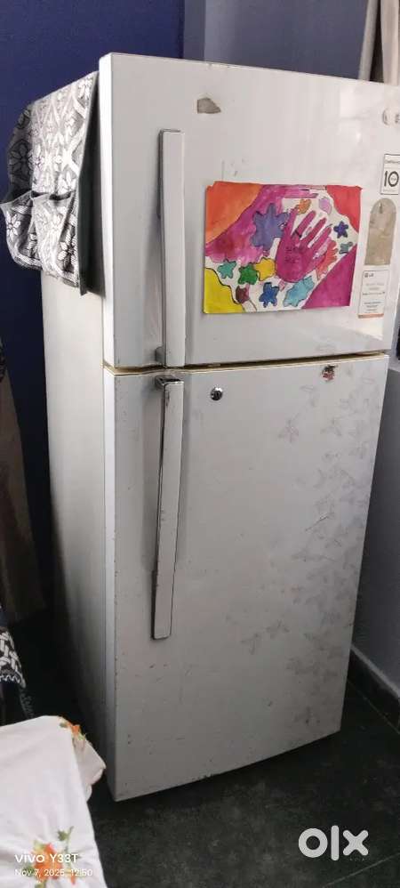 LG double door 258 L fridge for sale ( 8000 Rupees)