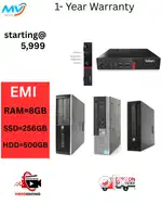 Low Budget Full Set  Branded - I7 Process CPU  Ram - 8GB  Hard disk -