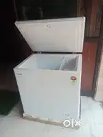 D. Fridge, single door. Volume 259 litres, White