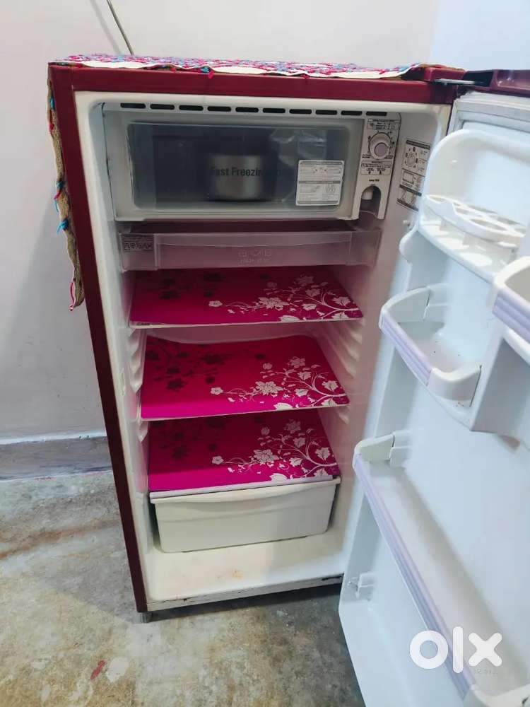 Red colour fridge for sale