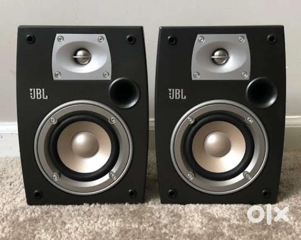 JBL N24 bookshelf speakers 100 watts 8 ohms good condition Rs 14,999.