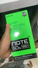 5 Days Old Infinix Note 50s  With Insurance & Accessories