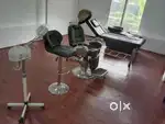 Beautiful parlour using chairs bed mirrors are selling