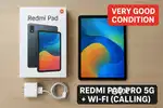 Redmi Pad Pro 5G + Wi-Fi +Calling – Very Good Condition