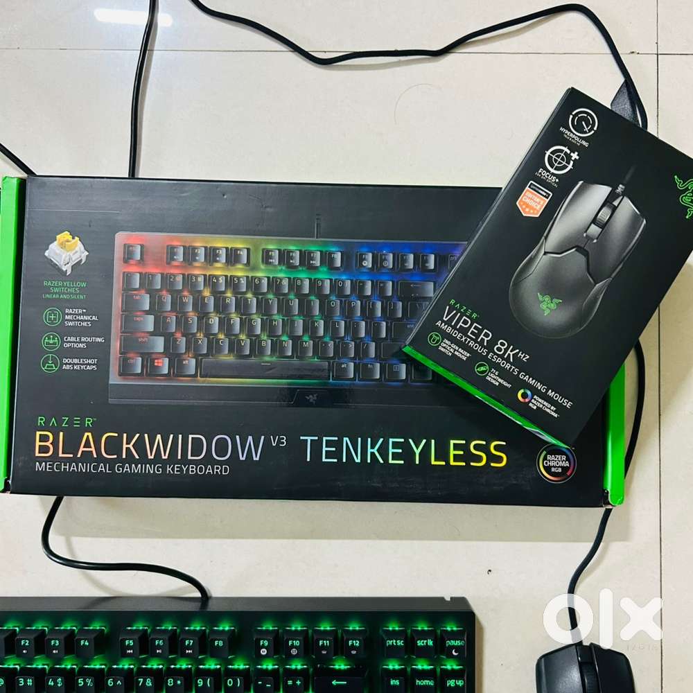 Razer Keyboard and Mouse Combo  9K  Best Condition