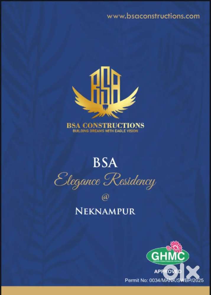 Spacious 2&3 BHK flats n commercial shutters for sale @ NEKNAMPUR