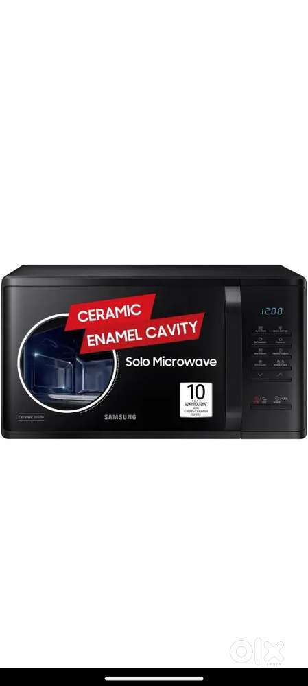 Samsung 23 L Solo Microwave Oven - MS23A3513AK, Black- Delivered Today