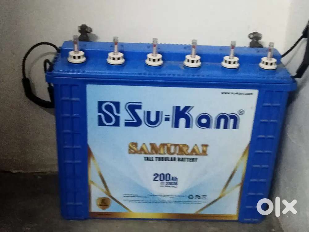 Inverter+Battery 200Ah su kam new condition 4 month old sirf