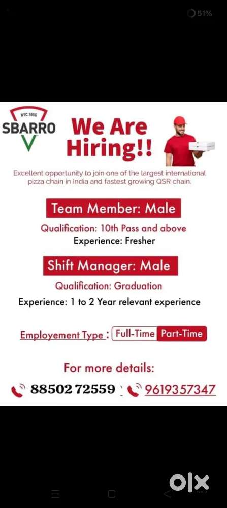 Inside staff