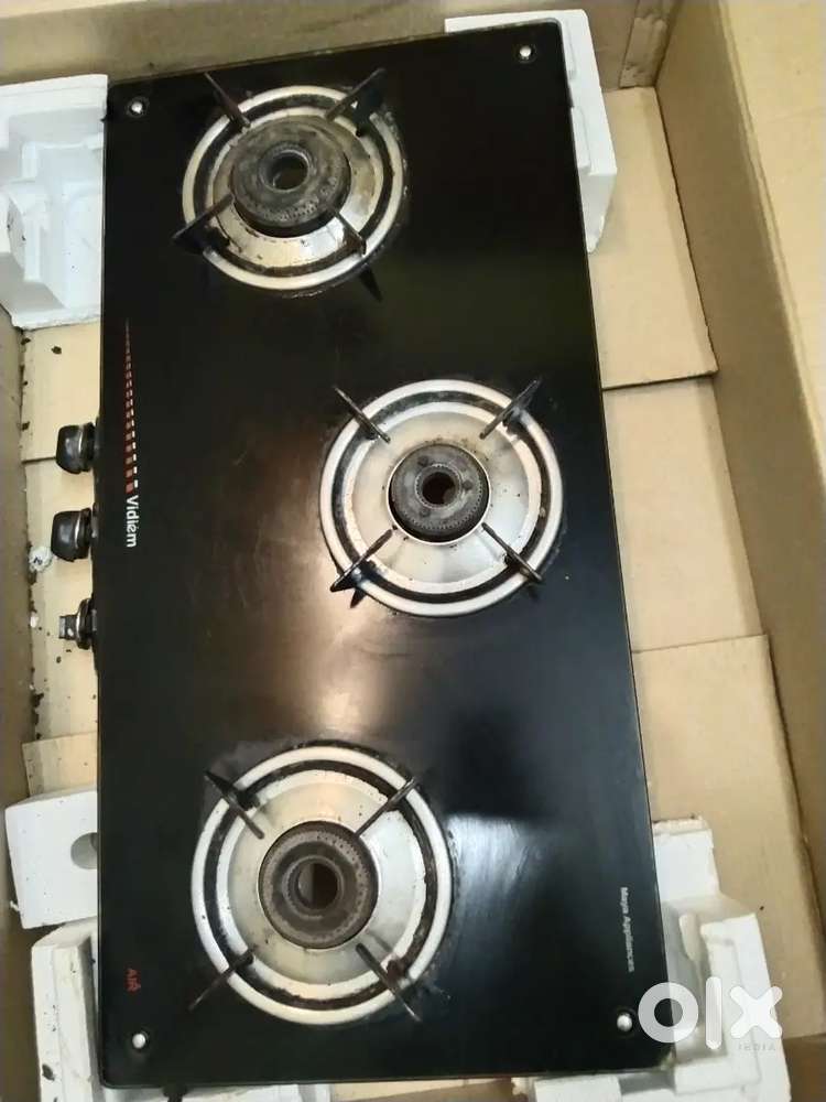 Gas stove 3 burner vidiem