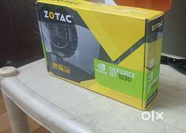 Zotac 1030 Graphics card 2gb 4 years warranty with box and bill