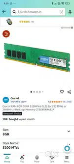 2x Crucial 8GB DDR4 Desktop RAM (16GB Kit) – Like New  Computer Parts