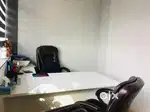 1 CABIN , 9 WORK STATIONS , RECEPTION ,PANTRY ETC.