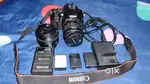 Canon 200D Mark ii and 1.8 50mm one original battery and charger