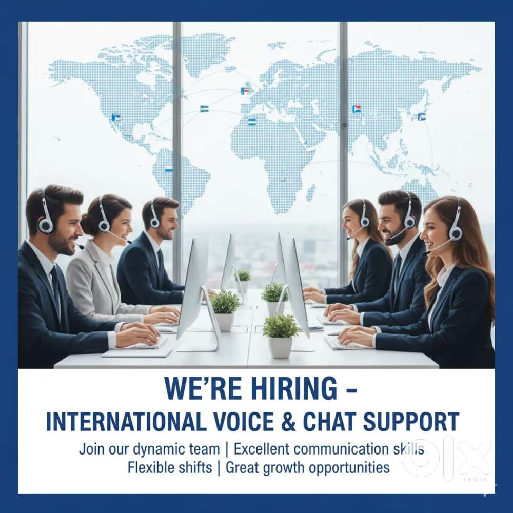 Hiring for international voice and chat support