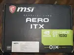 MSI GT 1030 AERO 2GB Graphics-card ... New Graphics card in discount.