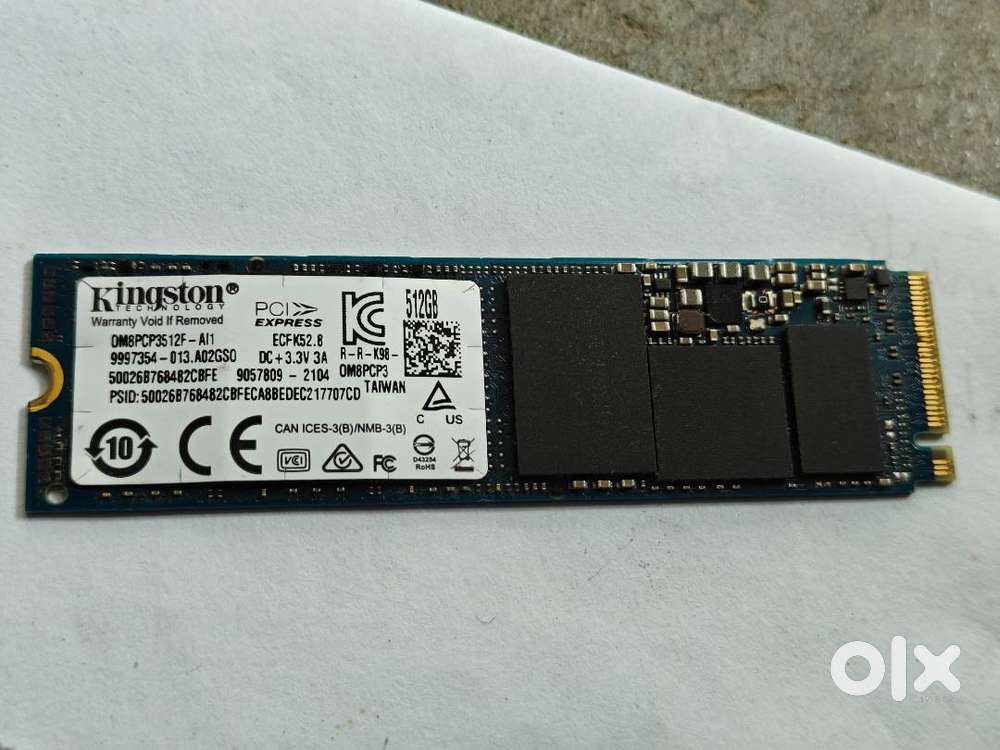 Kingston 512GB Nvme Ssd