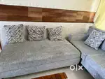 Sofa and dining table on sale. Good condition