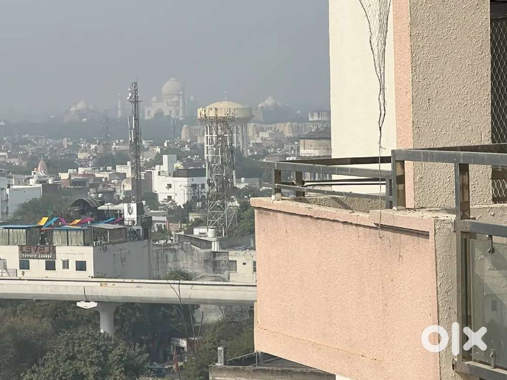 Fully furnished 3 bhk apartment for sale with Taj view from balcony