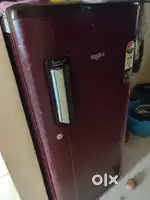 Fridge single door, dining table ,sofa
