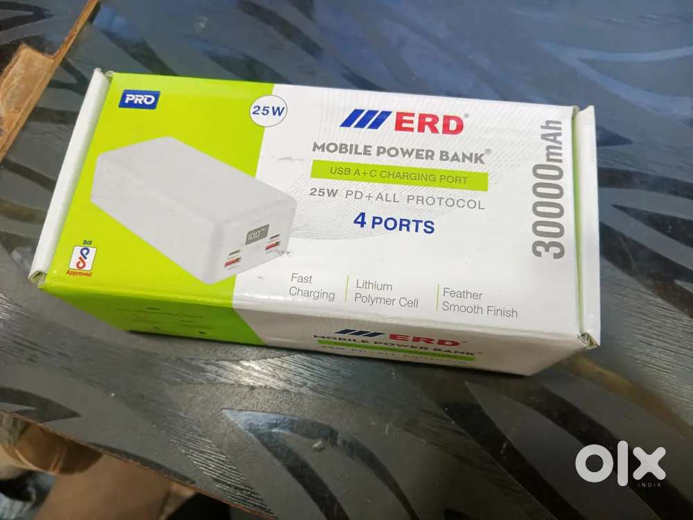 Erd power bank 30000mah new hai ek dum