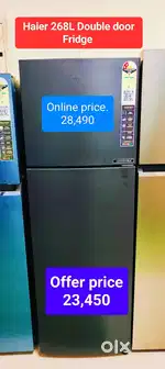 Haier Brand Single door and Double door fridge